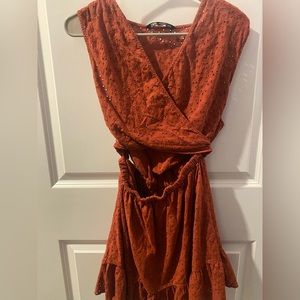 Zara Embroidered Dress